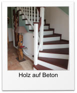 Holz auf Beton